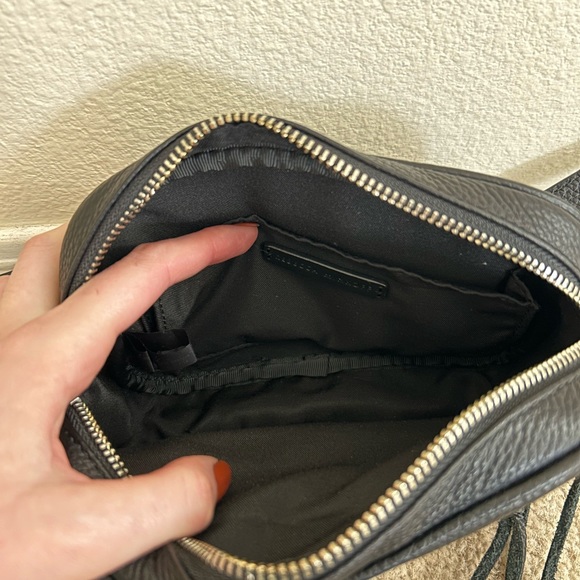 Rebecca Minkoff Black Belt Bag Fanny Pack with Silver Hardware - Picture 7 of 7